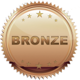 Bronze button